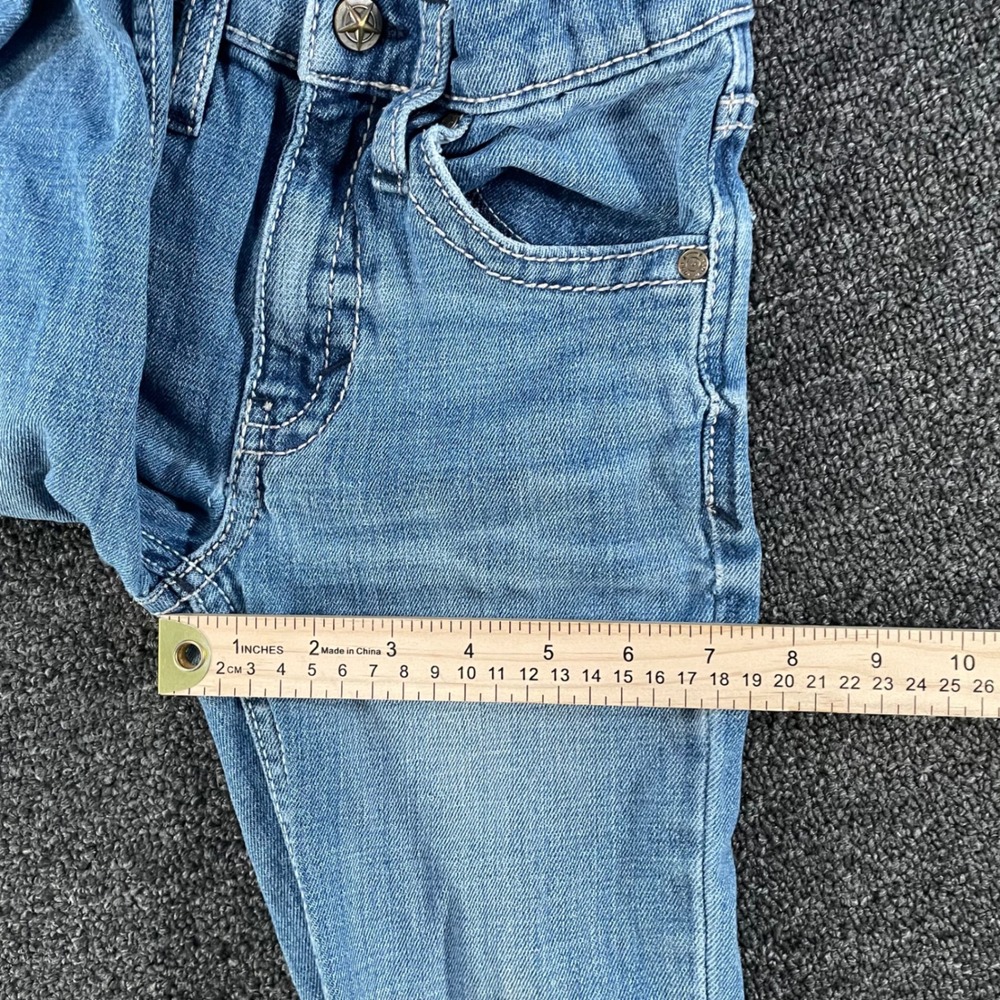Cody James Jeans Boys 7 Regular Light Blue Good Distressed Rodeo Western Work - Picture 5 of 10